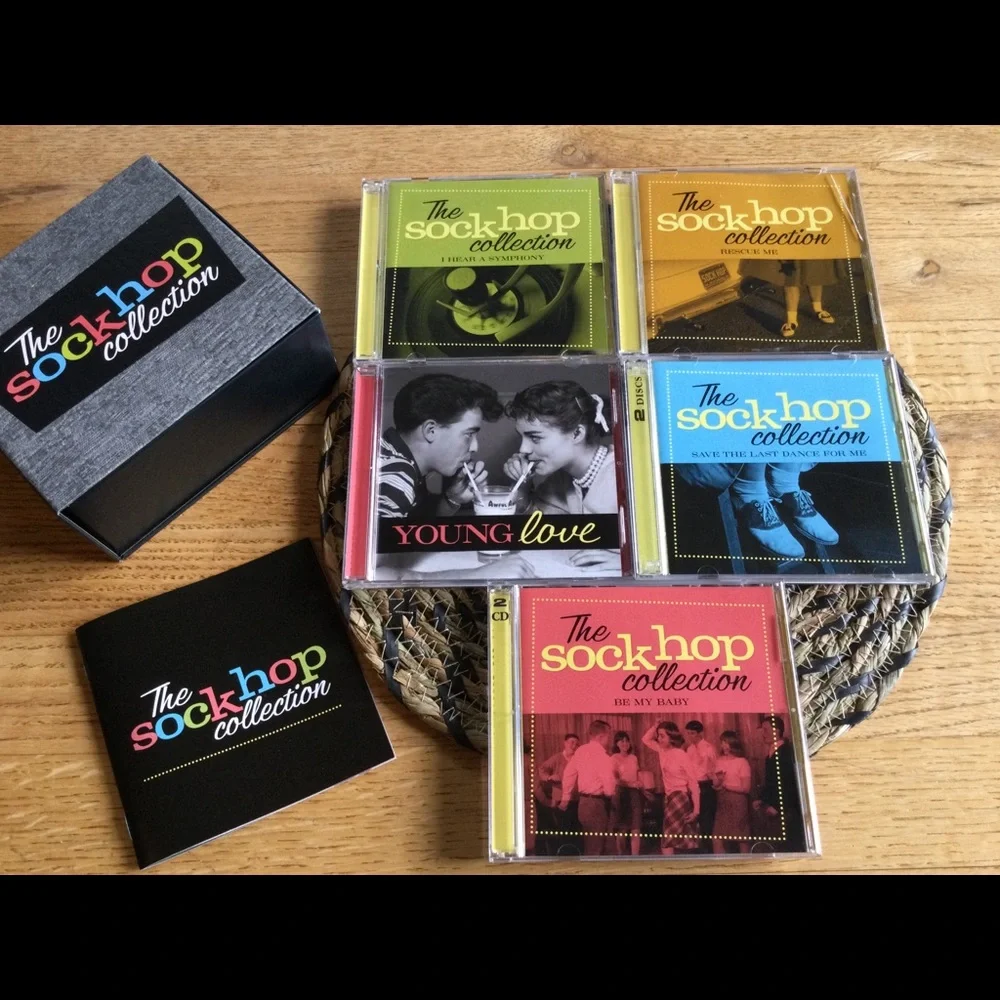 📀2xHP!📀 8 CD, 135 Songs Set! The Sock Hop Collection - Picture 1 of 16